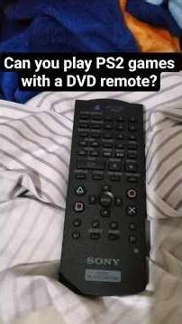 Can you play PS2 games with a DVD remote? #shorts #gaming #playstation2 #experiment #junglebook