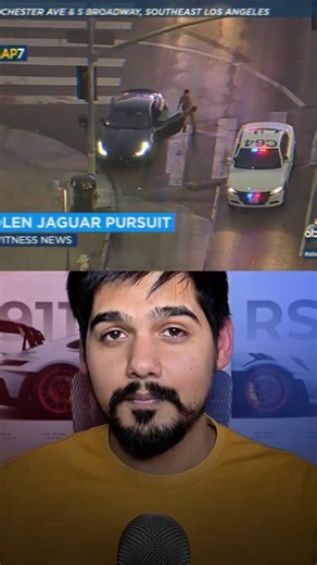 Stolen Jaguar Chase in LA #ardwheels