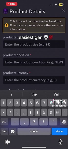 #receipts #receiptgenerator #fyp #reselling #resell #getrich #grind #CapCut