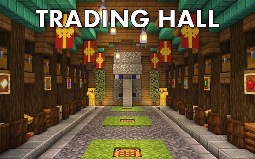【Minecraft】如何建造村民交易大厅教程（Goldrobin）