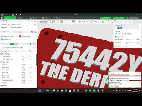 3D Printed VEX License Plate Pt 3 Printing - HOW TO