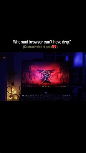 Coder Probs | Python & Tech on Instagram: "Who said browser can't have drip?. .customization at peak🎀 by a single chrome extension . . . #cutomization #chromeextension #laptop #trendingreels"