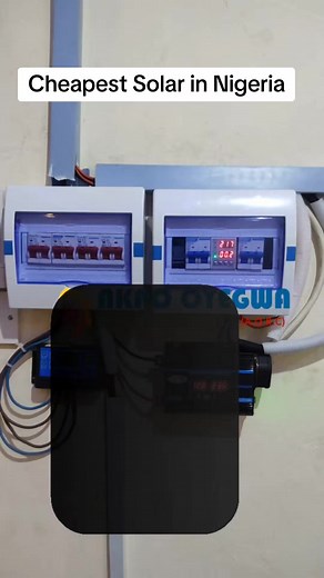 Introducing the cheapest solar in Nigeria. Low-cost solar power system solution for homes and shops. With prices starting as low as NGN890,000, you can now enjoy uninterrupted power supply without breaking the bank. Our system is designed to power all your essential appliances including: 7 x LED light bulbs Television Radio 2 Fans Smartphones Laptops Game console DVD player Make the switch to solar today! #solarpower #energysolutions #solarenergy #renewableenergy #nigeriasolar #solarpanels #sola