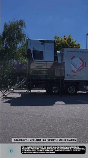 Truck Rollover Simulator tool for driver safety training #tools