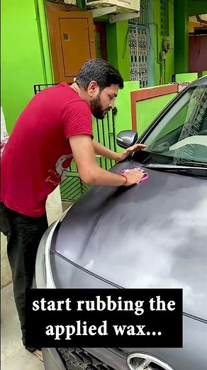 How to apply wax for Car | Car care tips | Smoother Cleaner & Shiner | 3M Wax | #shorts #reels