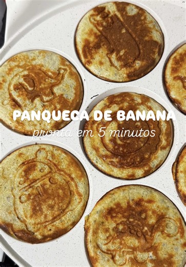 Panqueça de Banana Saudável e Deliciosa