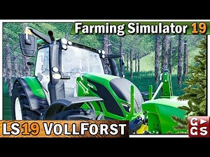 NEU! FORST im Gebirge, Baum FÄLLT! #1 LS19 VOLLFORST