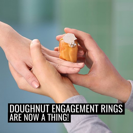 1.5M views · 1.9K reactions | Doughnut engagement rings are here, just in time for Valentine's Day!  | UNILAD | Facebook