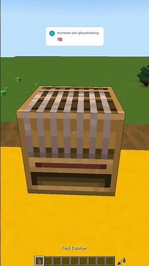 Minecraft flag tutorial: American Flag! 🇺🇸 #shorts #minecraft