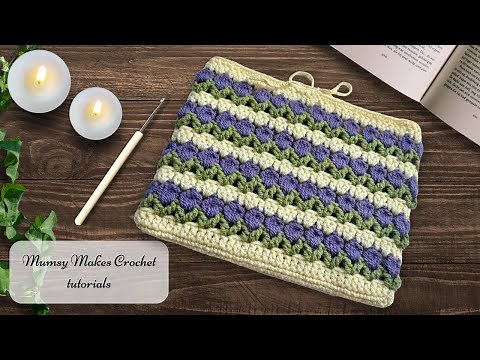 Learn to crochet a book cover with me!