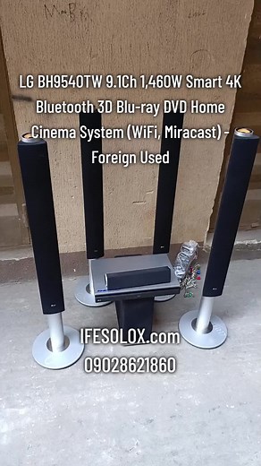 LG BH9540TW: 9.1Ch 4K Bluetooth Home Cinema System