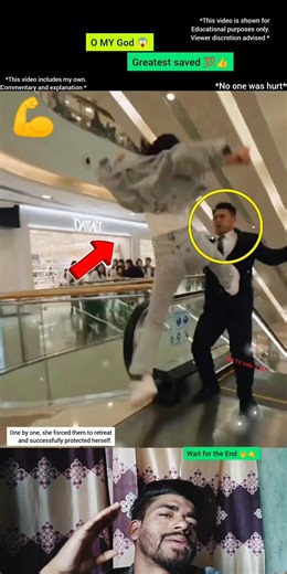 O MY God 😱#greatest saved💯👍#she is a fighter 💪👊#brave#shorts #short#youtubeshorts