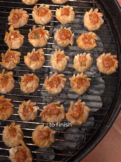 How To Make Homemade Dim Sum | Best Dim Sim Recipe FULL RECIPE HERE – INGREDIENTS For the Filling 300 g ground pork 3 tbsp gochujang (Korean chilli paste) 1½ tbsp honey 3 cloves garlic, finely chopped 1½ tsp grated ginger 3 tbsp chopped green onions 1 tsp chilli flakes (optional) Salt & black pepper, to taste For the Dim Sims 10 dim sim wrappers 3 tbsp olive oil For Seasoning 1½ tbsp soy sauce 1½ tsp sesame oil 2 tsp salt 1 tsp black pepper Fuel Heat Beads® Briquettes (Brown Bag) METHOD Prep Tim