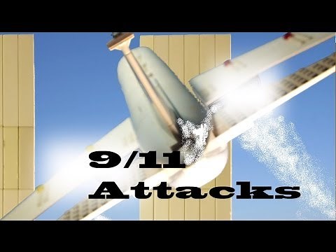 9/11 Attacks on world trade center Flight AA11 (LEGO reconstruction)