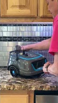 Cordless Robotic Pool Cleaner cleans quick & thorough