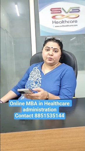 Online MBA in Healthcare management for working professional with free Internship #mba