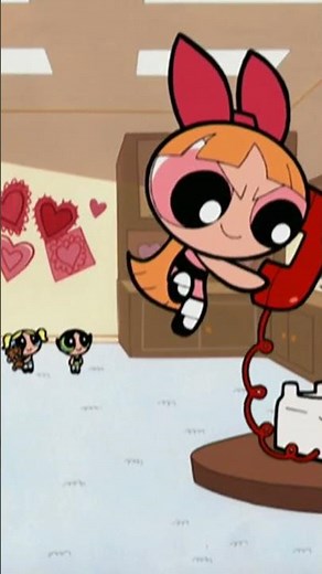 Check out the cutest phone ever! 💚 #thepowerpuffgirls #townsville #powerpuffgirls