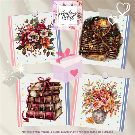 Purple & Yellow Watercolor Spring Clipart: 147 Floral PNG Images (commercial Use) - Etsy