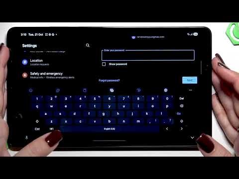 SAMSUNG Galaxy Tab A11 LTE – Enable Google Backup