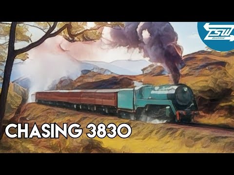 Steam engine 3830 speeds down the Illawarra line in 2002 #trainspotting