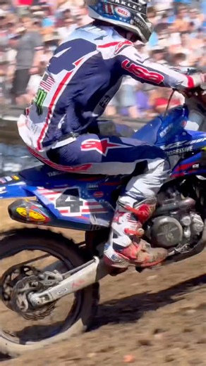 Tomac is a revver if he’s banging he’s happy 😂 #mxon #motocrossofnations #yamaha #elitomac #timgajser #ironman #usa #motocross #dirtbike #racing | Matt Burkeen