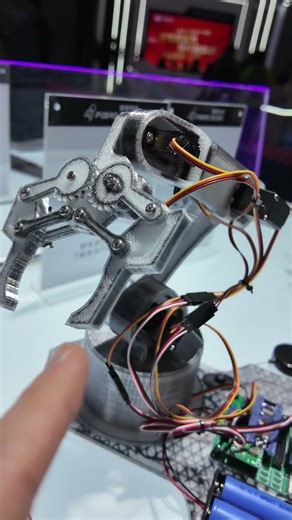 Insanely Strong 3D Printed Clear Robot Arm