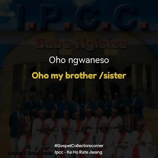 IPCC - Ke Ho Rate Jwang | Maqeba Lyrics | Best of IPCC Gospel Music