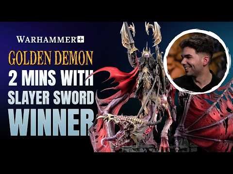 Slayer Sword Winner Interview – Golden Demon at AdeptiCon 2026 | Warhammer