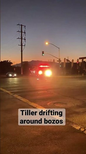 Tiller Drifting Around Some Bozos