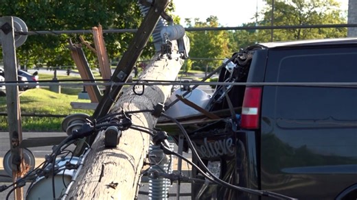 What to do if power lines fall on your car