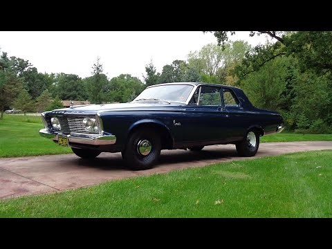 1963 Plymouth Savoy in Blue & 426 Max Wedge Engine Sound & Ride - My Car Story with Lou Costabile