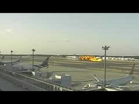FedEx - MD -11 - Plane Crash Footage - Tokyo Narita Int. Airport - 3- 22- 2009 - HD