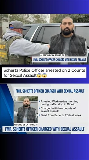 Schertz Police Officer arrested on 2 Counts of Sexual Assault