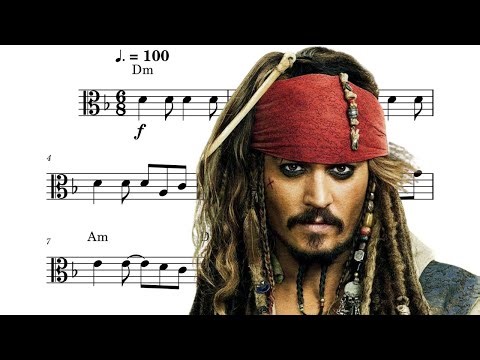 He's A Pirate - Pirates of the Caribbean | VIOLA Sheet Music