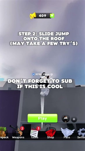 How to get on roof tutorial #roblox #rivals