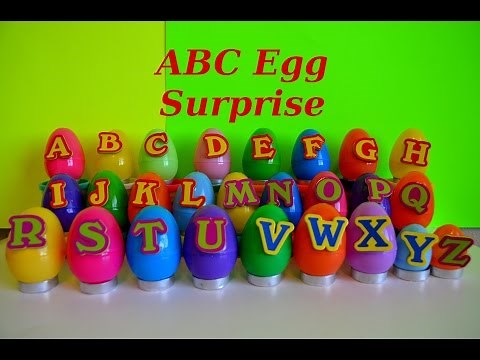 A-Z Alphabet Surprise Eggs-Learn Letters ABC, Words And Spellings--Preschool Learning-Kids Z Fun