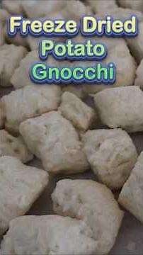 Potato Gnocchi Freeze Drying Recipe! #potatognocchi #freezedriedgnocchi #harvestrightfreezedryer
