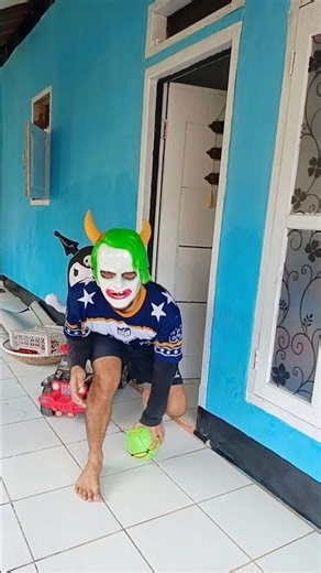hantu biru besar😮#shorts #funny #fypシ゚viral