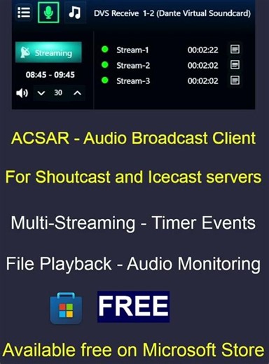 Introduction to ACSAR - A free Icecast and Shoutcast Client
