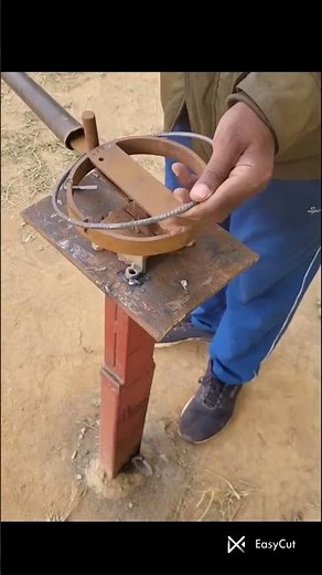 How to Make a Perfect Circular Ring | Steel Bending Process 🔩🏗️
