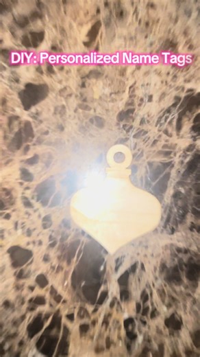 DIY Personalized Name Tags for Holiday Gifts