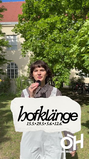 English below: Hofklänge: Musik am Campus Der Campus wird Bühne: mit Hofklänge verwandelt sich Hof 8 im Alten AKH an vier Freitagabenden in einen offenen, konsumfreien Konzertort, von Studierenden für alle. Live-Musik Gratis & öffentlich zugänglich kommen, bleiben, Leute treffen, Musik hören 📍 Altes AKH – HOF 8 🗓️ Freitage: 15.5. · 29.5. · 5.6. · 12.6. 🕕 18:00–22:00 Wir wollen zeigen, was passiert, wenn öffentlicher Raum wirklich genutzt wird. Einen Campus schaffen, der wirklich Studierenden 