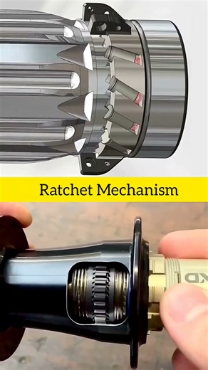 Ratchet Mechanism #design #technology #engineering #mechanic #mechanical
