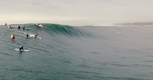 A pelican's-eye view of Mavericks' latest run of swell. Featuring Matty Lopez and Lucas "Chumbo" Chianca. Filmed by Abe Alarcon. | Surfer