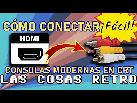 HDMI to RCA 📺 EASY Connect modern VIDEO to a RETRO CRT TV