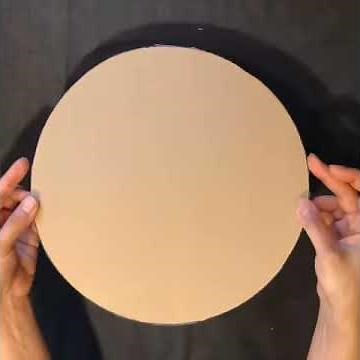 How to make a cake board at home, three easy steps