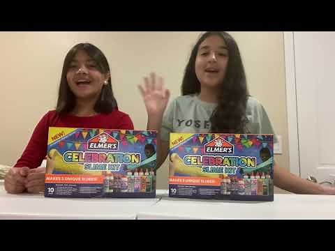 Elmer’s Celebration Slime Kit REVIEW