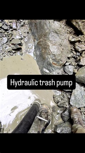 LMA Services on Instagram: "Nothing compares to a @hycontools hydraulic trash pump when handling dirty water. Installing a 16’ deep manhole over the summer about 4’ below the ground water table. 1 pump in the hole and handling all of the silt and solids from hammering 5’ of rock. Send me a message if you want to add one of these to your truck! Can run them off a Skidsteer or mini x easily! #boston #excavation #laborer #sewer #construction"