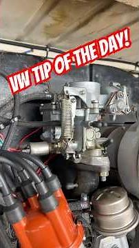 VW TIP OF THE DAY - Accelerator Linkage - Bus Edition #VWbus #mechanic #automobile #diy #accelerator