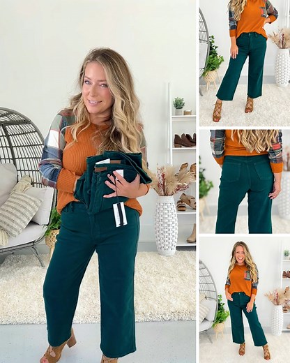 This is THE pair of the season, ladies! From the TUMMY CONTROL panel, to the rich color and of course the trendy and flattering length, we couldn't have made a better pair of jeans if we tried! They have so much stretch, but with a bounce back recovery that doesn't lose it's shape. Plus - that color is incredible! Fall, Winter, Spring - there are so many ways to style these for a year-round look! 👉👉Get super detailed sizing and grab your pair from our website here: https://resorttostyle.com/pr